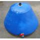 2000L PVC Foldable Rain Water Tank Round Top For Fire Fighting Self-Standing