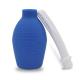 Pear shaped enema cleaning and flushing adult manual extrusion enema device is