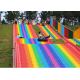 Colorful Inflatable Slide Dry Snow Customized Land Slip N Slide Easy Install