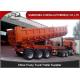 Large Volume Rocker Transport Dump Tractor Trailer 40M3 With Hyva Hydraulic Cyclinder