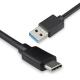 USB 2.0 Male Connector 3ft 6ft 10ft Nylon USB 3A 5A USB Type C Data Cable for Phone