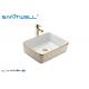 Gorgeous Bathroom Ceramic Basin / Flower Gold Counter Top Wash Basin AB8025G