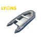 0.9 PVC Tarpaulin Rubber White Inflatable Fishing Boats 6P Environmental Friendly