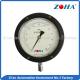 Non - Corrosive Precision Pressure Gauge 4 Inch With Oil Filled Customized Size