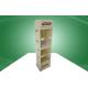Four Shelve Food POP Cardboard Display Cardboard Floor Standing Eco-friendly