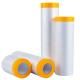 Moisture Proof 4-64 fold PE Film Masking Tape Pre Taped Film With 2 Inches Acrylic Tape