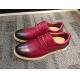 Lace Up Suede Twill Lined Mens Flat Casual Shoes Environment Friendly