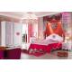 modern girl's painted MDF bedroom set furniture made in China,#918