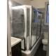 Sliding Glass Aluminum Bathroom Doors Lightning Protection With Fibergalss Flys