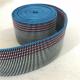 50mm Bluepolyester elastic webbing made by Chinese rubber good resilience