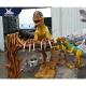 Attractive Large Size Lifelike  Dinosaur Model Interactive Movement In Shopping Mall