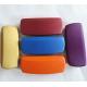 Fashionable glasses cases with solid design leather