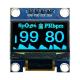 0.96 Inch OLED Module 12864 COG PCB 4 Pins SPI I2C For Medical Device