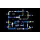 75X55Meter  Inflatable Water Park With Big Pool Slide Land Inflatable Aqua Park Fun Amusement Park