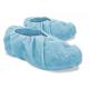 Fluid Resistant Disposable Protective Shoe Covers For Clean Room / Healthcare Center
