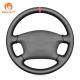 Custom Hand Sewing Black PU Leather Steering Wheel Cover for Toyota 4Runner Camry Corolla Sienna Tundra 1997 1998 1999 2000