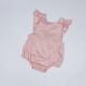New Born Rompers Pink Color Poplin Fabric Baby Dress Jumpsuits