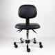 Black PU Leather Medical / Hospital Ergonomic Lab Chairs With Three Level