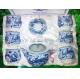 Blue and White Porcelain Double Layers Tea Set (6615-009)