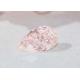 Large Size Fancy Pink CVD Man Made Synthetic Diamond 3.74ct Pear Shape