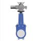 Industrial Pneumatic Knife Gate Valve 4 Inch Operated Soft Seal