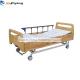 Wooden Medical 2 Cranks Adjustable Manual Nursing Bed Home Care