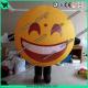 Advertising Happy Face Inflatable QQ Inflatable Customized Walking Smile Ball Costume