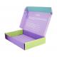 Colorful Luxury White Corrugated Express Mailer Paper Packaging Box For Dress
