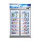 Low Consumption Fast Freezing Glass Door Freezer Professional Suppliers