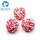 Cotton Indestructible  Rope Ball Dog Toy Bright Color  ODM Services