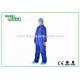 Elastic Wrist Disposable Protective Clothing Without Hood For Protect Body