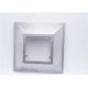 Stainless Steel Metal Stamping Parts Square LED Lamp Vocer 157 * 157 mm