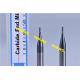 SGS Mico Two Flute Milling Machine Bits End Mill With TiSiN / NANO Coating