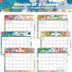 Full Color Business Branded Custom Desk Calendars for Personalization and Branding