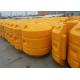 yellow qualified dredge floater with PU foam filled