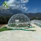 Transparent PVC Big Party Igloo Geodesic Dome Tent Wind Resistance 120km/h