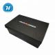 Black Corrugated Apparel Packaging Boxes , Custom Apparel Boxes With Logo
