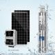 150M Screw Solar Powered Submersible Borehole Water Pump System Deep Well Pump