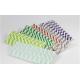 Christmas colorful striped paper straws