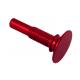 Professional CNC Turning Parts OEM Red Color With Sandblast Anodized Surface Finish