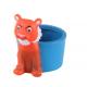 Vinyl Animal Shape Rubber Bath Toys Cute Cartoon Saucer For Cup Bottle Cover