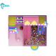 Customizable Kids Soft Play Indoor Playground Equipment Macaron Style Pink Themed