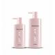 500ml Round Plastic Cosmetic Spray Bottles For Body Wash Lotion Shampoo Packaging