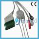 Nihon Kohden one piece 3 lead ECG Cable with leadwires