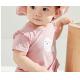 190GSM Baby Clothing Natural Gauze Fabric 40S Comb Brush Double Jersey
