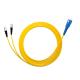 Local Area Networks Fiber Optic Patch Cord , Duplex FC To SC Patch Cord