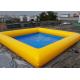 0.9 Mm PVC  8 X 8 M Square Inflatable Water Pool , Swimming Pool For Family