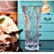 Clear Castle Decorative Glass Vases Stock Handwash Classical Type For Flower