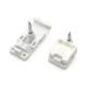 FTTH Plastic Drop Wire Fiber Cable Clip with Flame Resistant Flat Nail and Steel Nail