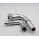Galvanized Sheet Hydraulic Hose Fittings Stainless Steel Single Hex 90 Degree Bsp 22691